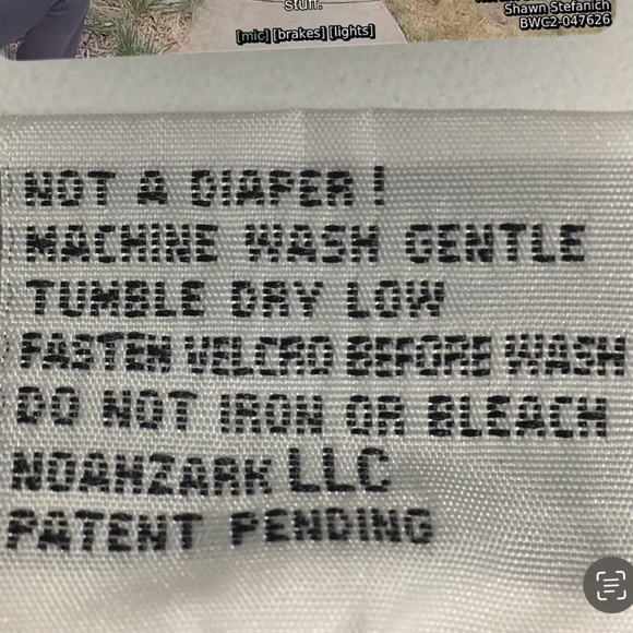 Not a Diaper! Cover pants 6-24 mo dog plush MESH LINING LIKE NEW - Picture 9 of 10